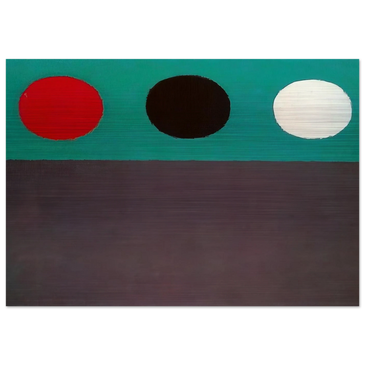 Loominé"""g #2 - 1969 - Adolph Gottlieb Brushed Aluminum Print - 70x100 cm / 28x40 inches | Adolph Gottlieb Aluminum Print | Adolph Gottlieb Prints