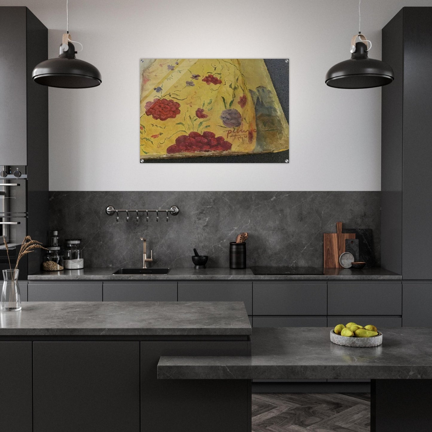 La Maja con Bandolina - 1907 Rome, Italy - Pablo Picasso Acrylic Print - 70x100 cm / 28x40″ inches