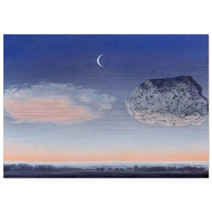 THE BATTLE OF THE ARGONNE 1959 - Rene Magritte Brushed Aluminum Print - 70x100 cm / 28x40 inches | Rene Magritte Aluminum Print | Rene Magritte Prints