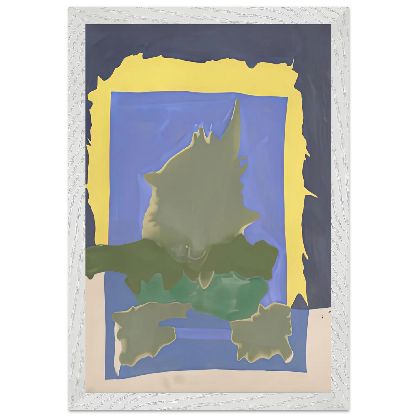 Helen Frankenthaler - Interior Landscape, 1964- Wall Art - 30x40 cm / 12x16 inches - Fine Art Poster - -