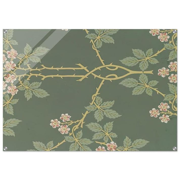 WALLPAPER BLACKBERRY PATTERN 388 1917 - William Morris Acrylic Print - 70x100 cm / 28x40″ inches