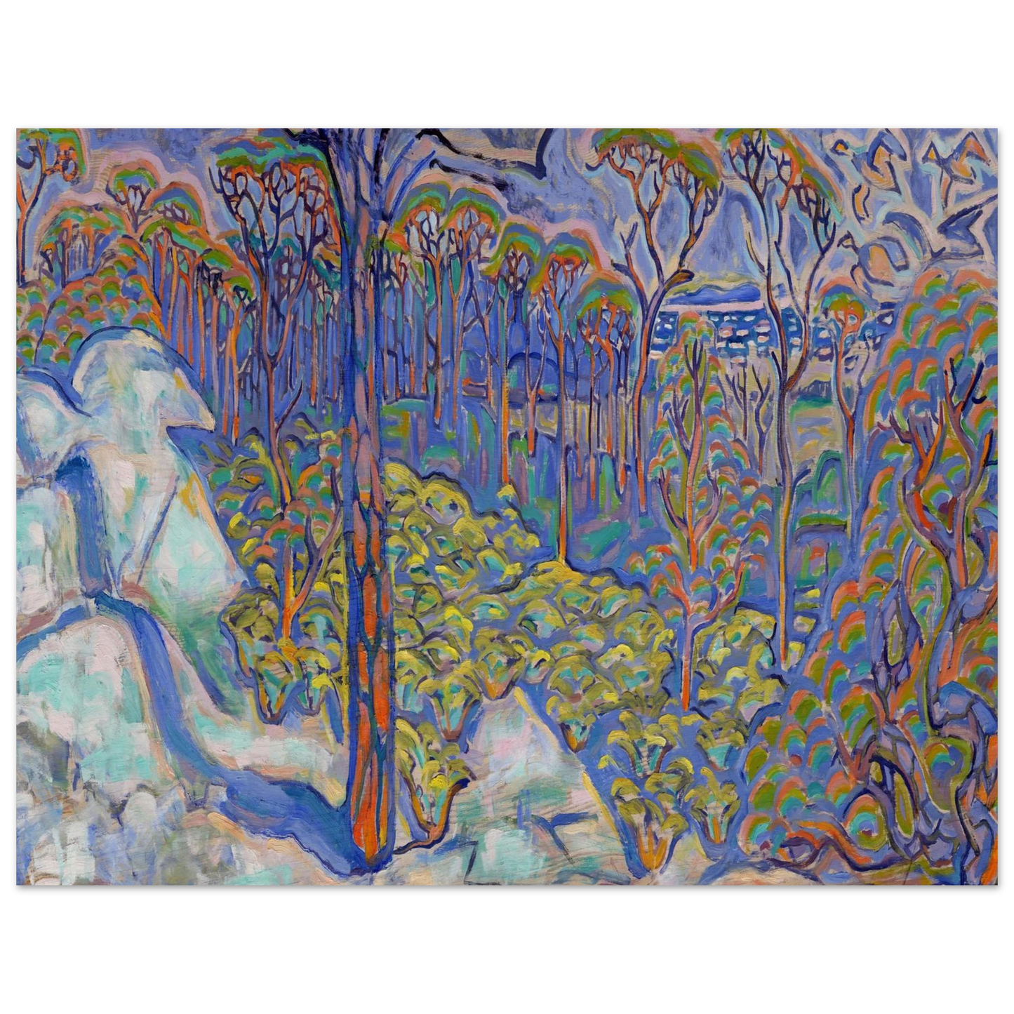 Walter Inglis Anderson - Walter Anderson Wall art - A3 (29.7 x 42 cm) - Premium Wooden Framed Poster With Fine Art Paper-canvas - Wood frame