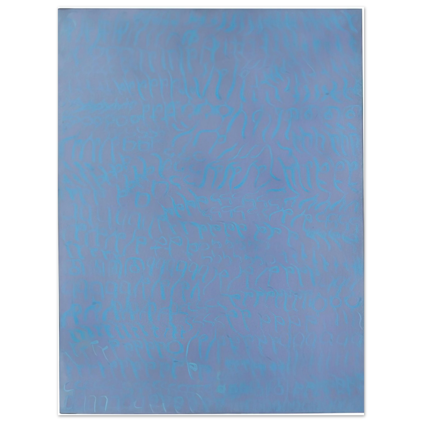 Carla Accardi - Azzurro turchese - 1964 Fine Art Poster - Default Title