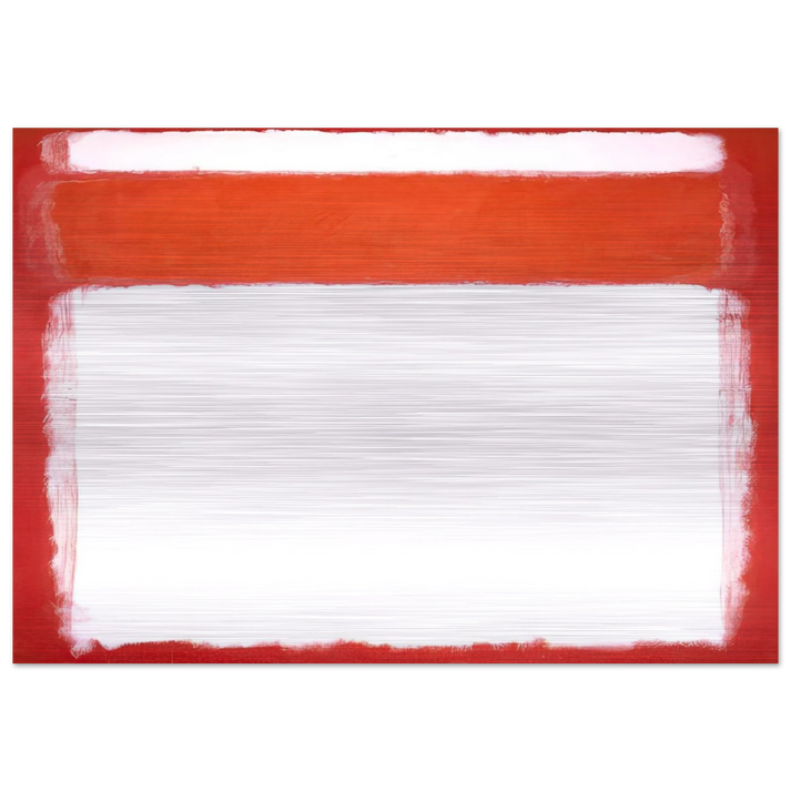 No. 16 - 1957 - Mark Rothko Brushed Aluminum Print - 70x100 cm / 28x40 inches | Mark Rothko Aluminum Print | Mark Rothko Prints