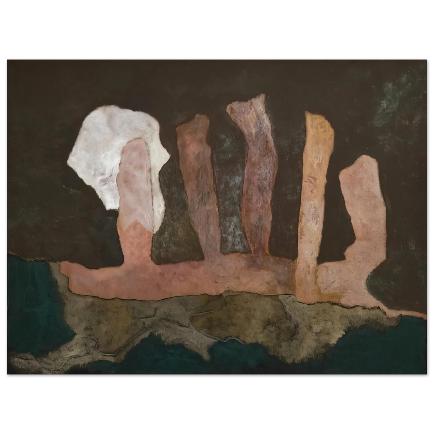 Theodoros Stamos - The Sacrifice - 1946 Fine Art Poster - Default Title