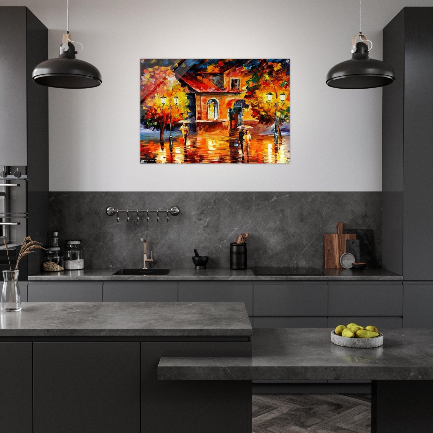 Leonid Afremov - Leonid Afremov Acrylic Print - 70x100 cm / 28x40″ inches