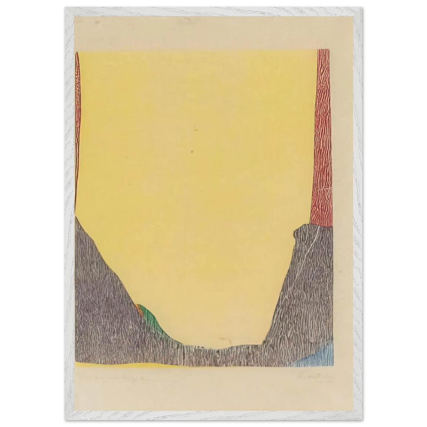 Helen Frankenthaler - East and Beyond - 1973 Wall art - A3 (29.7 x 42 cm) - Fine Art Poster - -