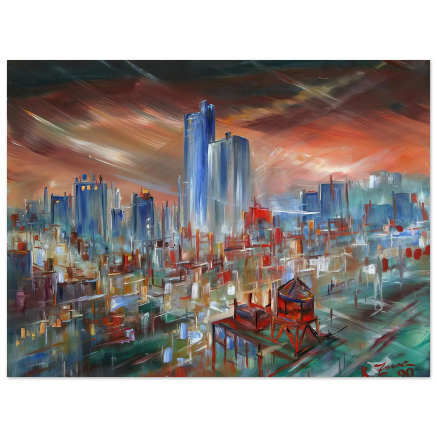 Konrad Zuse - Big City Fine Art Poster - Default Title