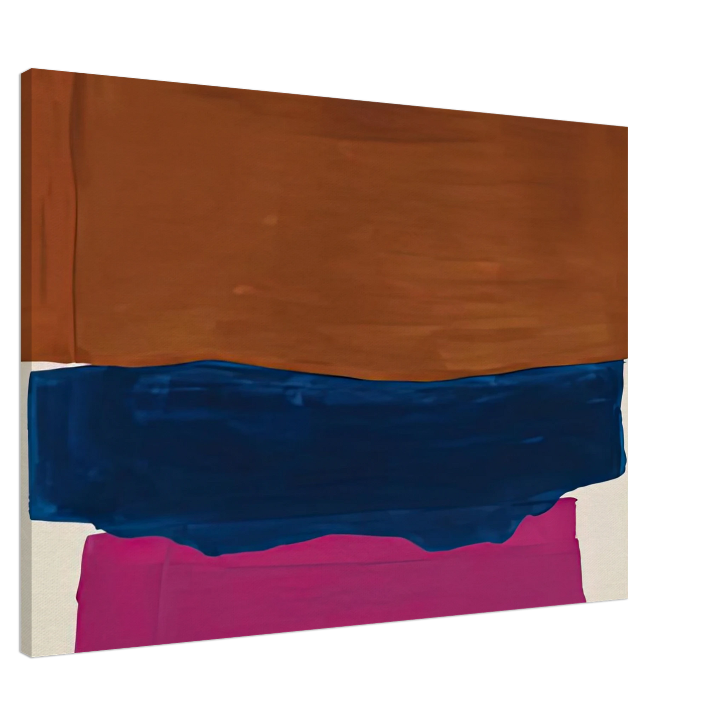 Helen Frankenthaler - Indian Summer, 1967- Wall Art - 21x29.7 cm / 8x12" - Premium Wooden Framed Poster With Fine Art Paper - Wood frame