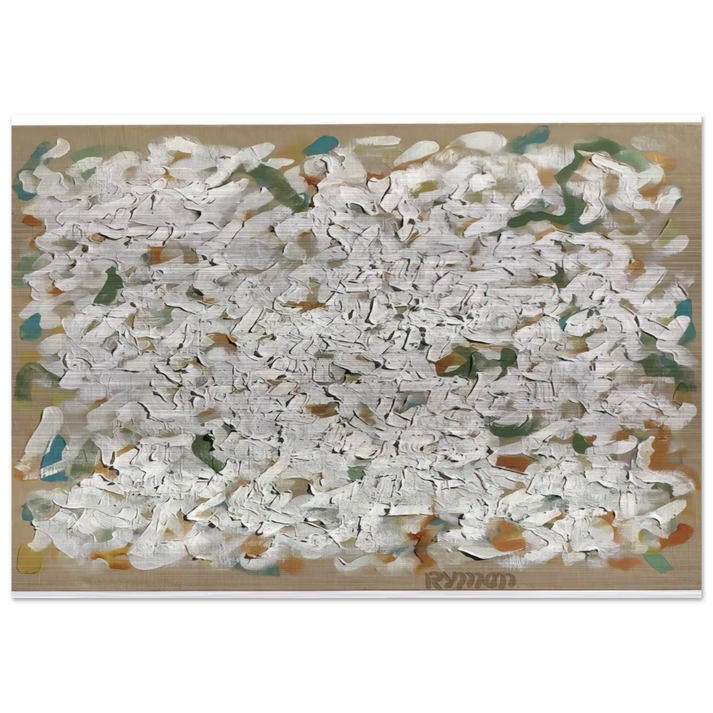 Untitled - 1963 - Robert Ryman Brushed Aluminum Print - 70x100 cm / 28x40 inches | Robert Ryman Aluminum Print | Robert Ryman Prints