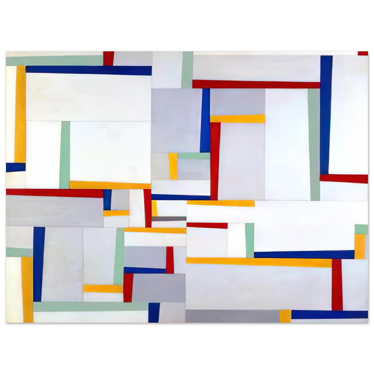 Fritz Glarner - Relational Painting #9 - 1946 Fine Art Poster - Default Title