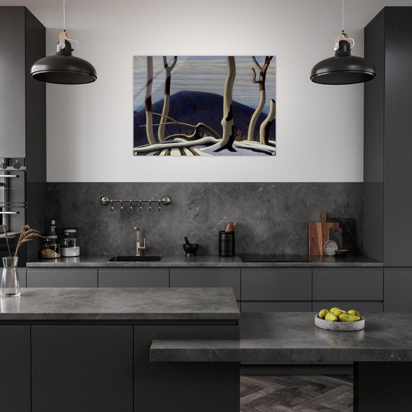 Above Lake Superior - 1922 - Lawren Harris Acrylic Print - 70x100 cm / 28x40″ inches