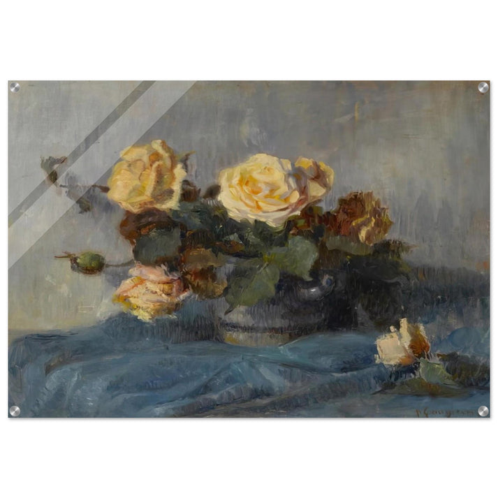 Rose Bouquet - Paul Cézanne Acrylic Print - 70x100 cm / 28x40″ inches