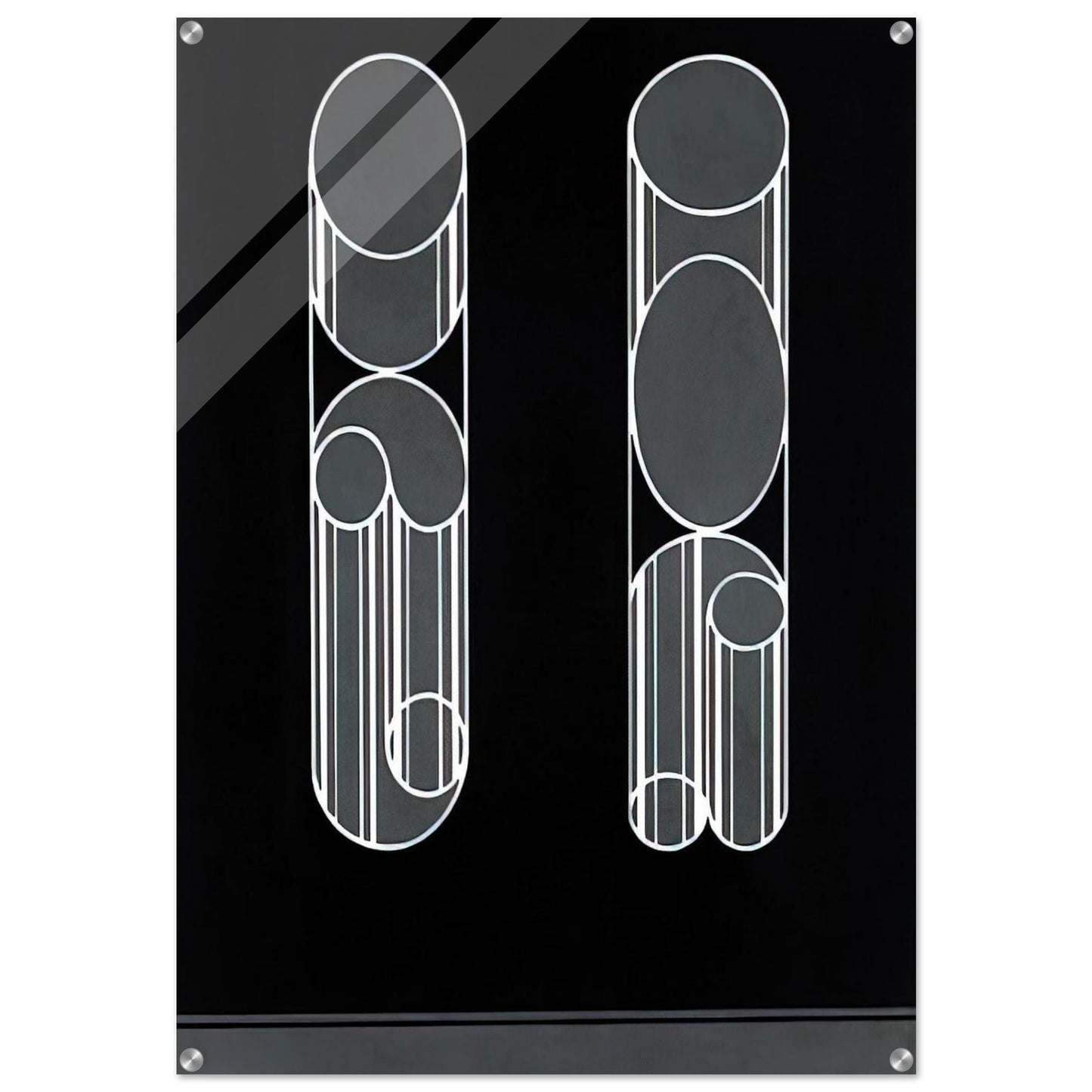 IMPOSSIBLES 1931 - Josef Albers Acrylic Print - 70x100 cm / 28x40″ inches