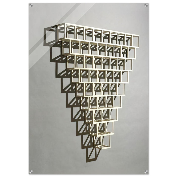 9-8-7-6-5-4-3-2-1 Half Off - Sol LeWitt Acrylic Print - 70x100 cm / 28x40″ inches