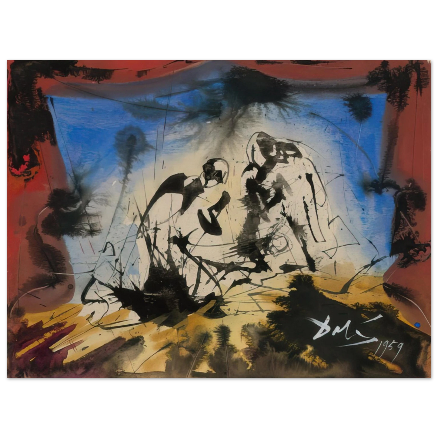 Salvador Dali - NATIVITY 1959 Fine Art Poster - Default Title