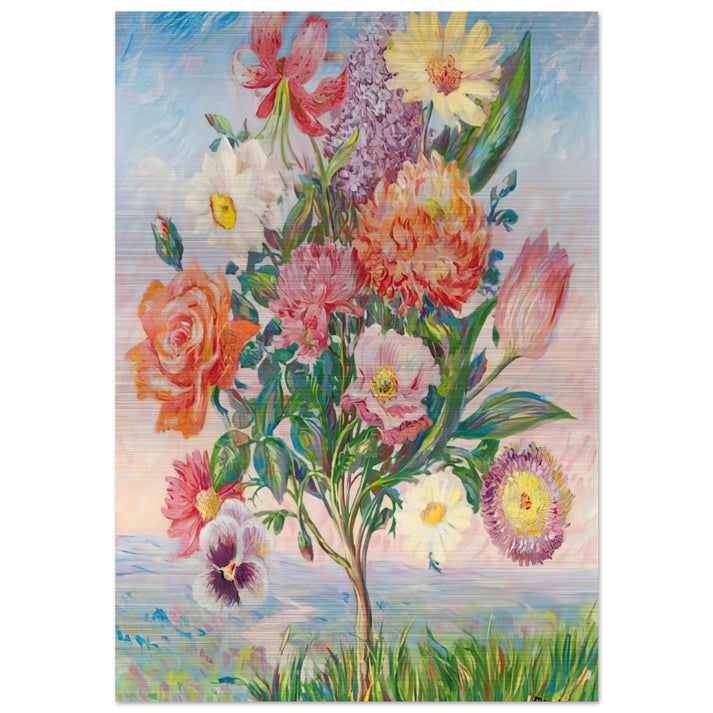 FORETHOUGHT 1943 - Rene Magritte Brushed Aluminum Print - 70x100 cm / 28x40 inches | Rene Magritte Aluminum Print | Rene Magritte Prints