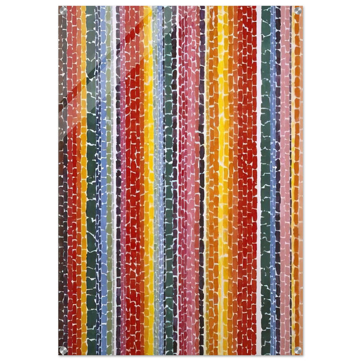 EARTH SERMON BEAUTY LOVE AND PEACE 1971 - Alma Woodsey Thomas Acrylic Print - 70x100 cm / 28x40″ inches | Alma Woodsey Thomas Wall Art | Alma Woodsey Thomas Prints