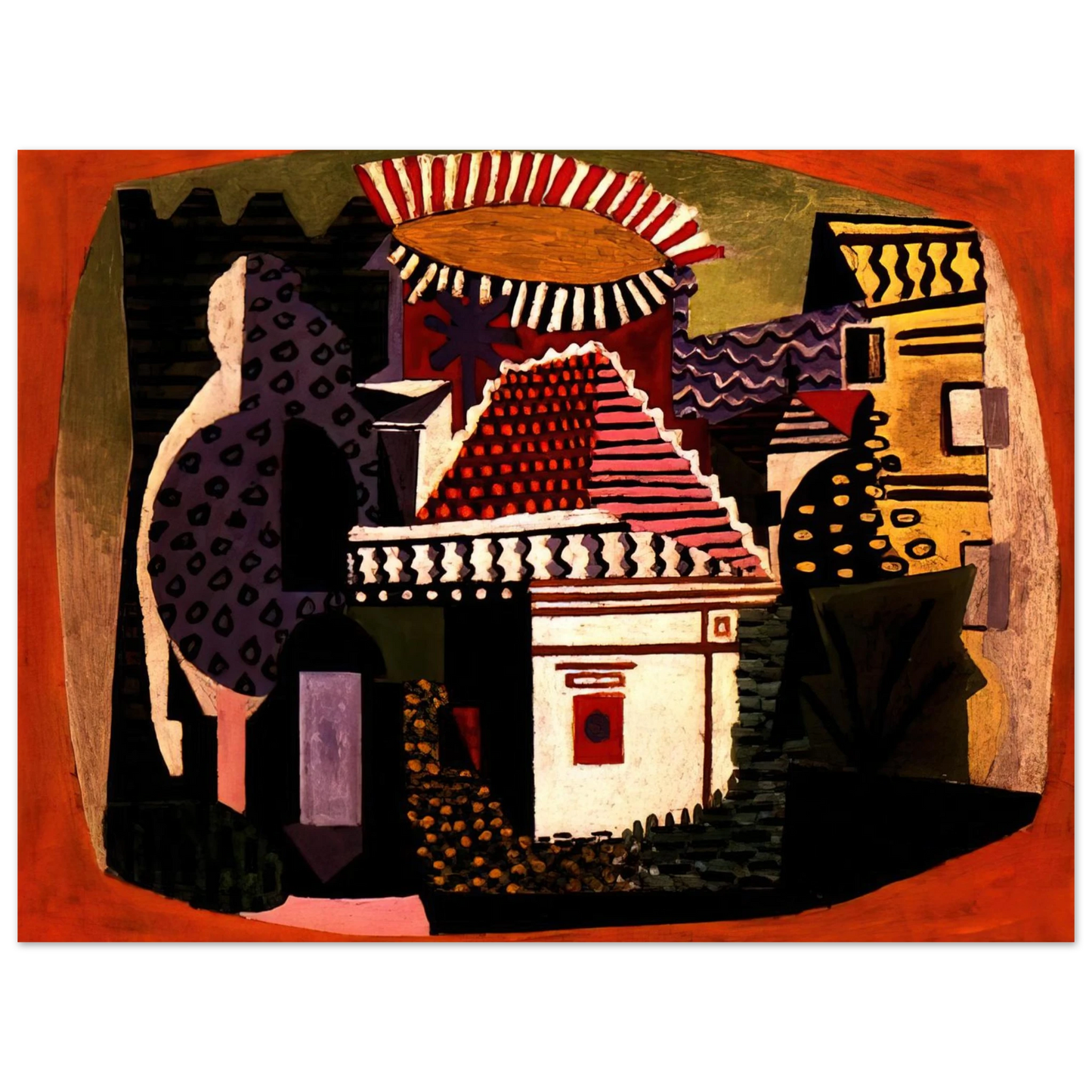 Pablo Picasso - Landscape of Juan-les-Pins Fine Art Poster - Default Title