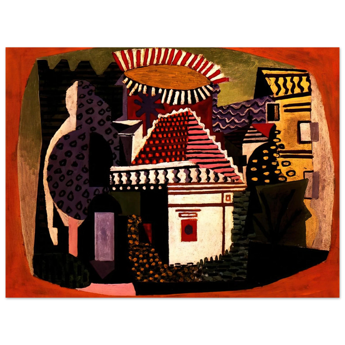 Pablo Picasso - Landscape of Juan-les-Pins 75x100 cm / 30x40inches Fine Art Poster