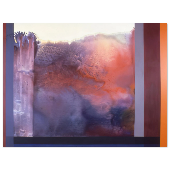 Ronnie Landfield - Rose's Painting - 1986 75x100 cm / 30x40inches Fine Art Poster