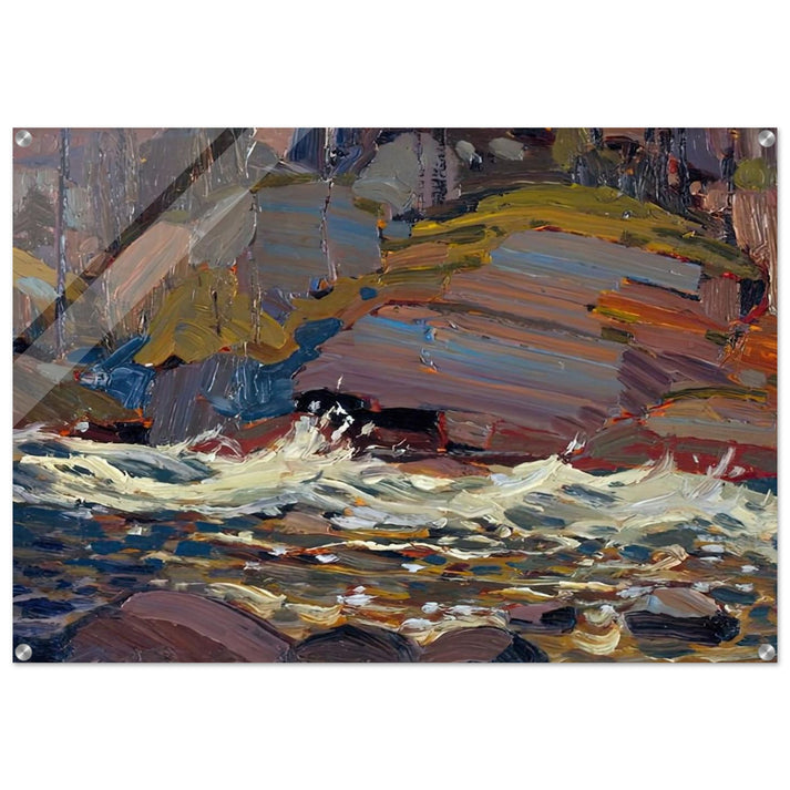 SWIFT WATER 1916 - Tom Thomson Acrylic Print - 70x100 cm / 28x40″ inches