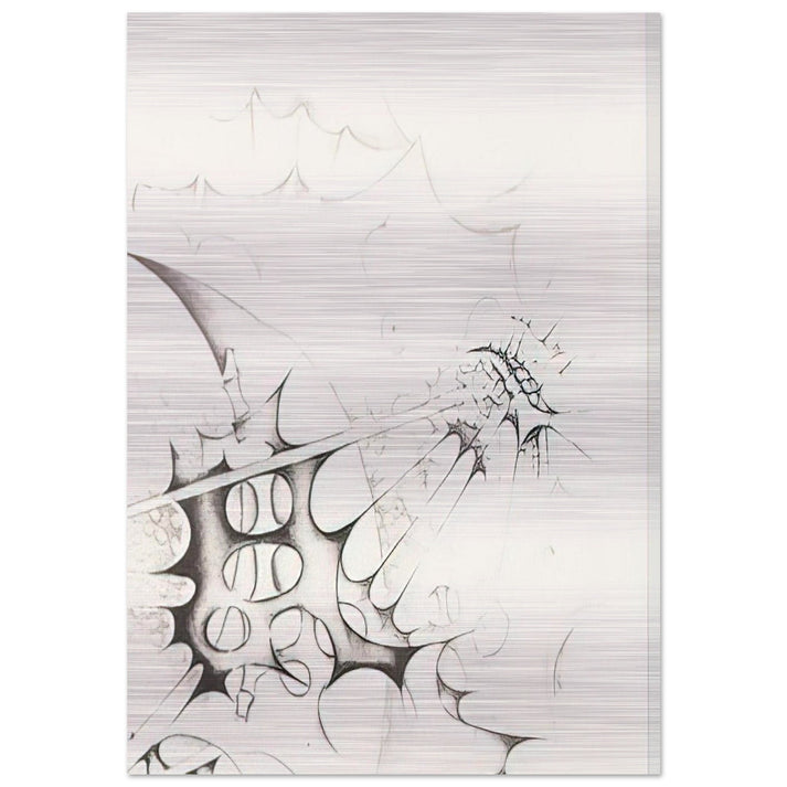 PIRATES 1982 - Lee Bontecou Brushed Aluminum Print - 70x100 cm / 28x40 inches | Lee Bontecou Aluminum Print | Lee Bontecou Prints