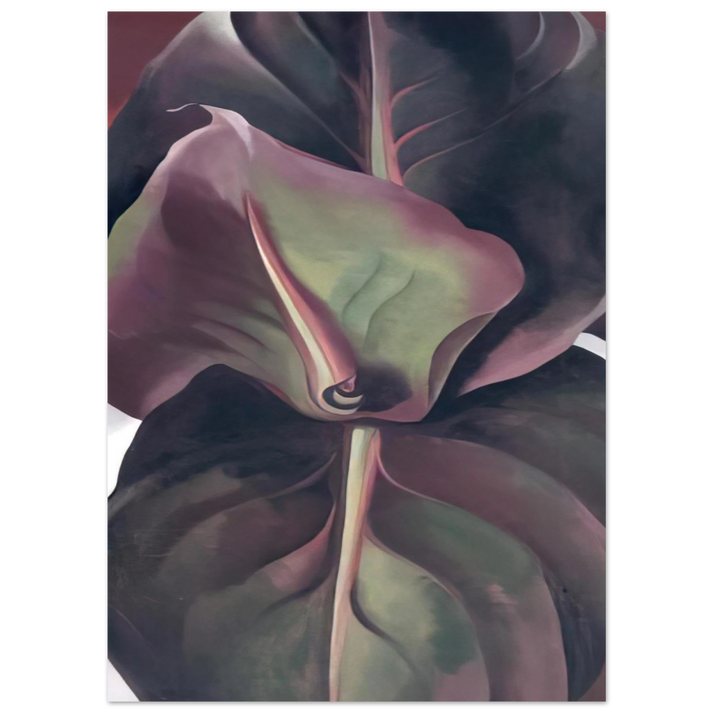 Georgia O'Keeffe - Canna Leaves Fine Art Poster