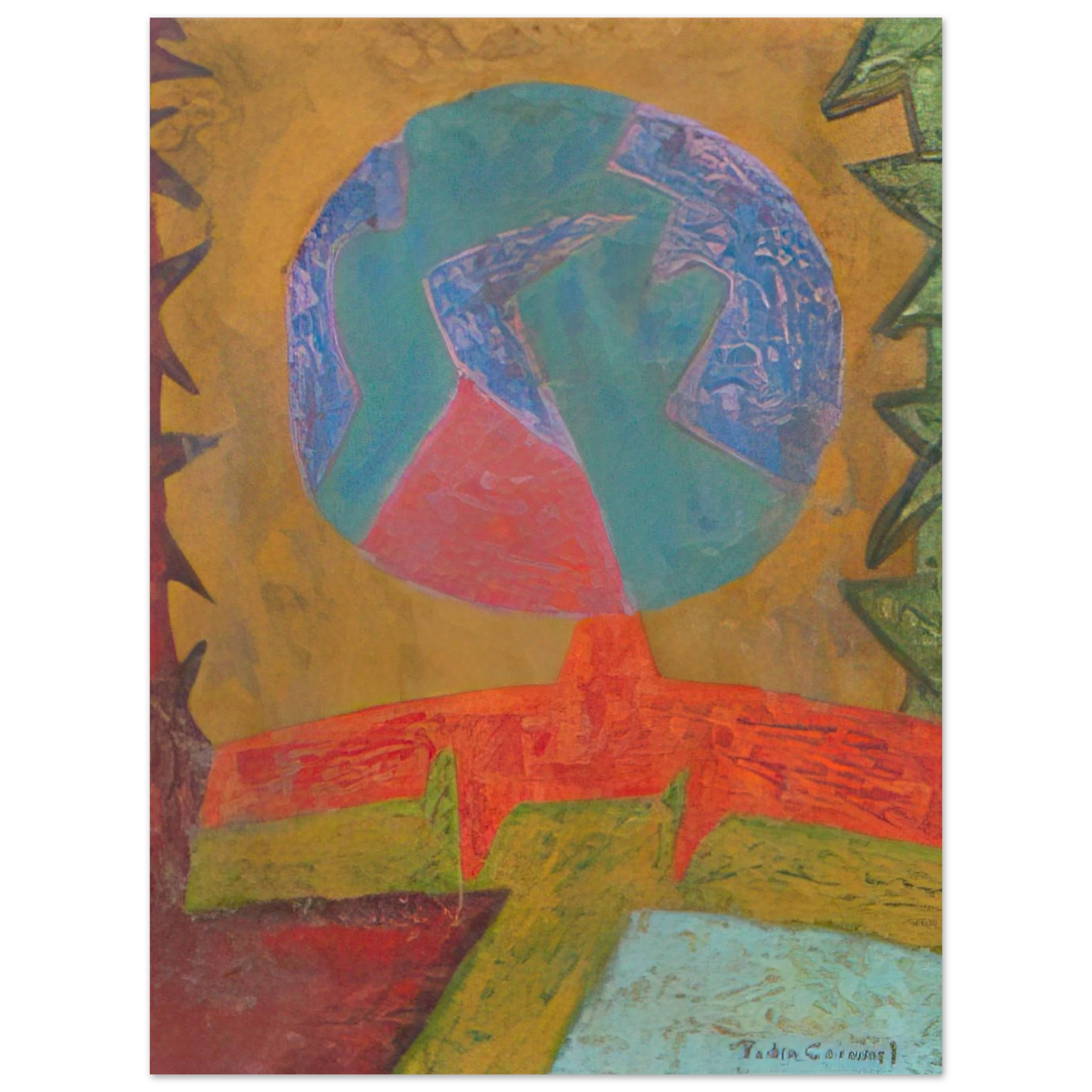 Pedro Coronel - Luna Fine Art Poster - Default Title