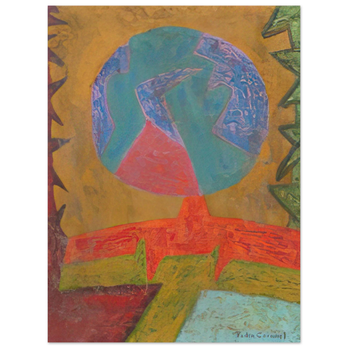 Pedro Coronel - Luna 75x100 cm / 30x40inches Fine Art Poster