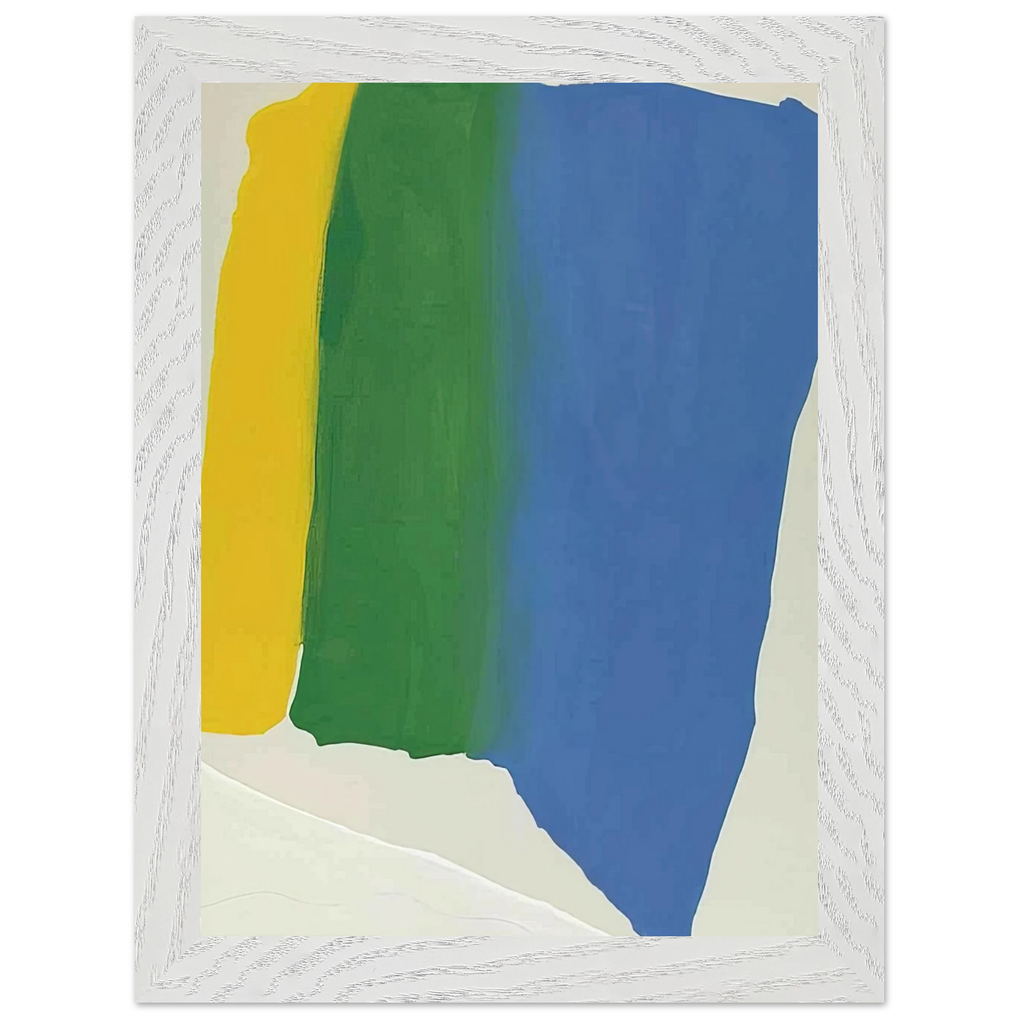 Helen Frankenthaler - Summer Insignia - 1969 Wall art - A3 (29.7 x 42 cm) - Premium Wooden Framed Poster With Fine Art Paper - Wood frame
