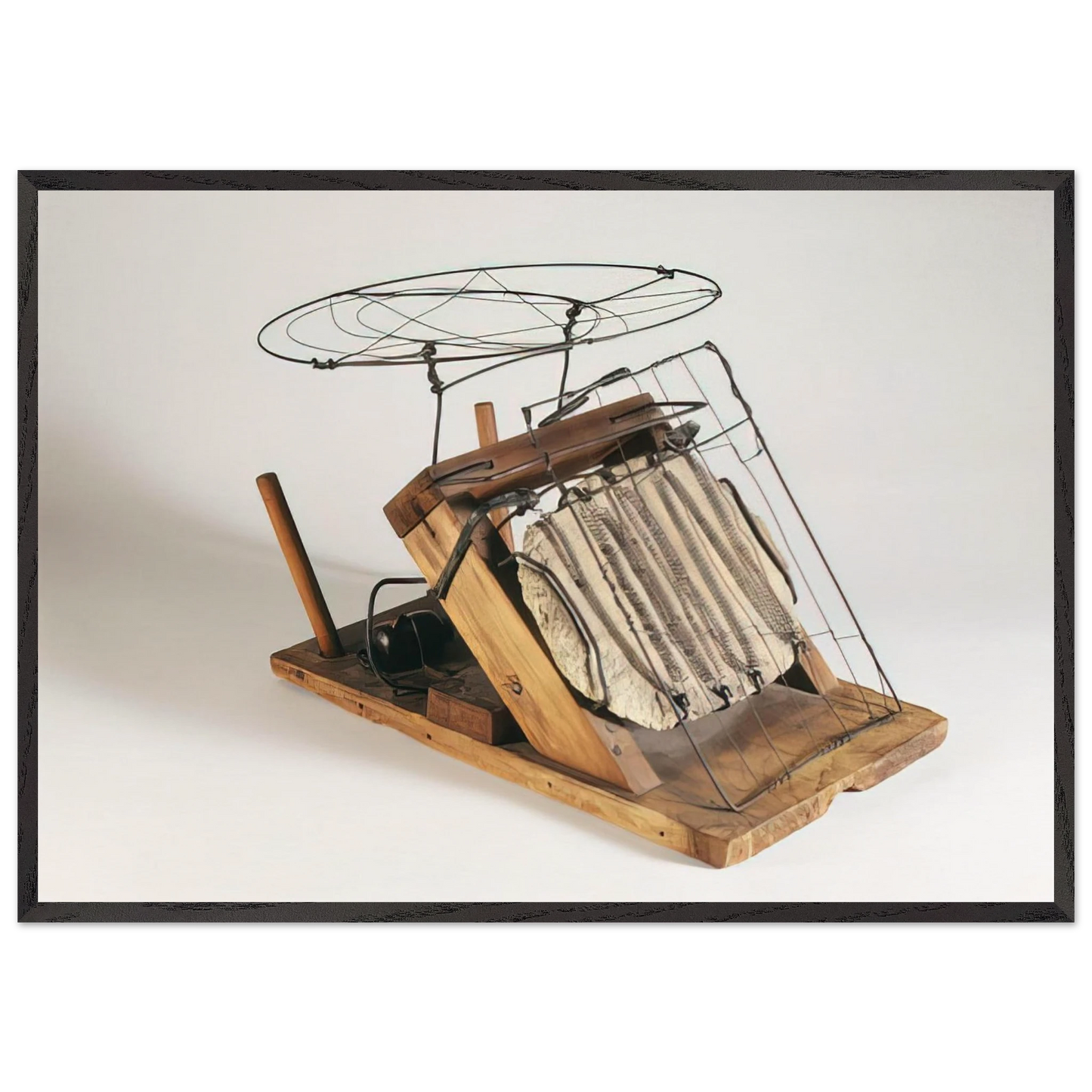 TOASTER 1942 - Alexander Calder Framed Art Print – Black Wooden Frame - Default Title - -Framed Art Print