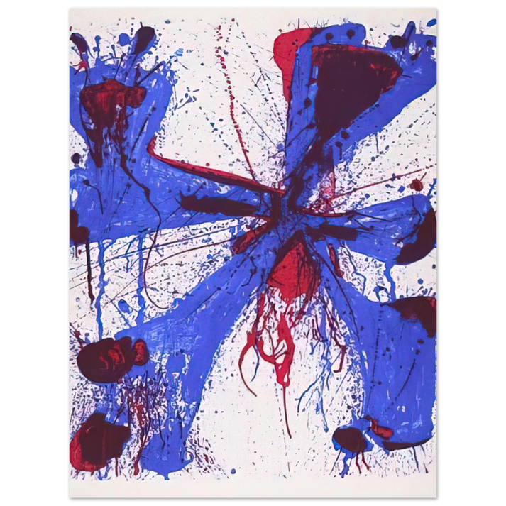 Sam Francis - Damn Braces 75x100 cm / 30x40inches Fine Art Poster