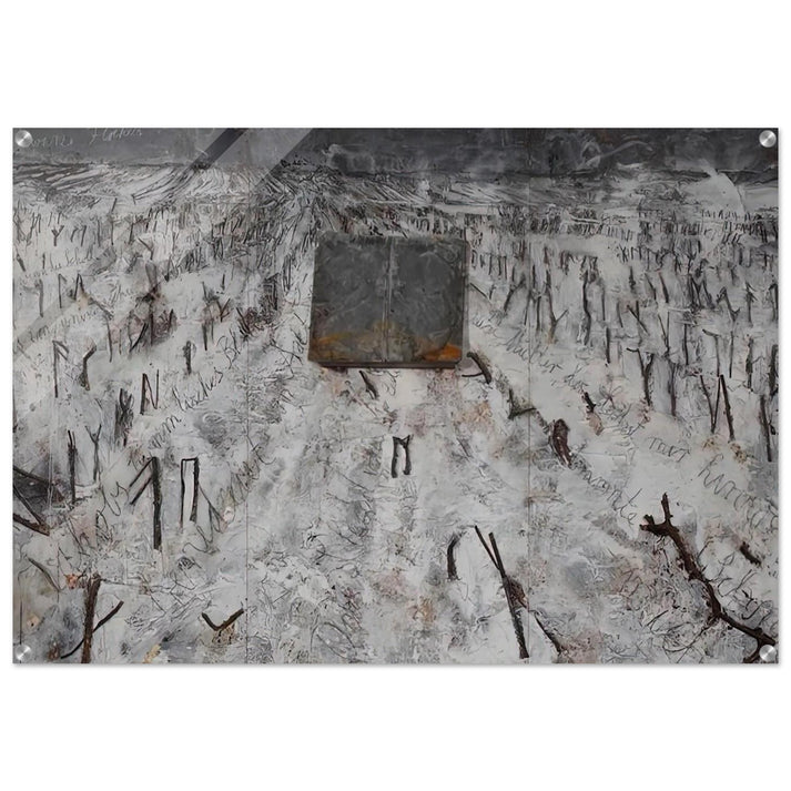 BLACK FLAKES 2006 - Anselm Kiefer Acrylic Print - 70x100 cm / 28x40″ inches