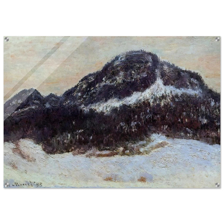 Mount Kolsaas 2 - claude monet Acrylic Print - 70x100 cm / 28x40″ inches