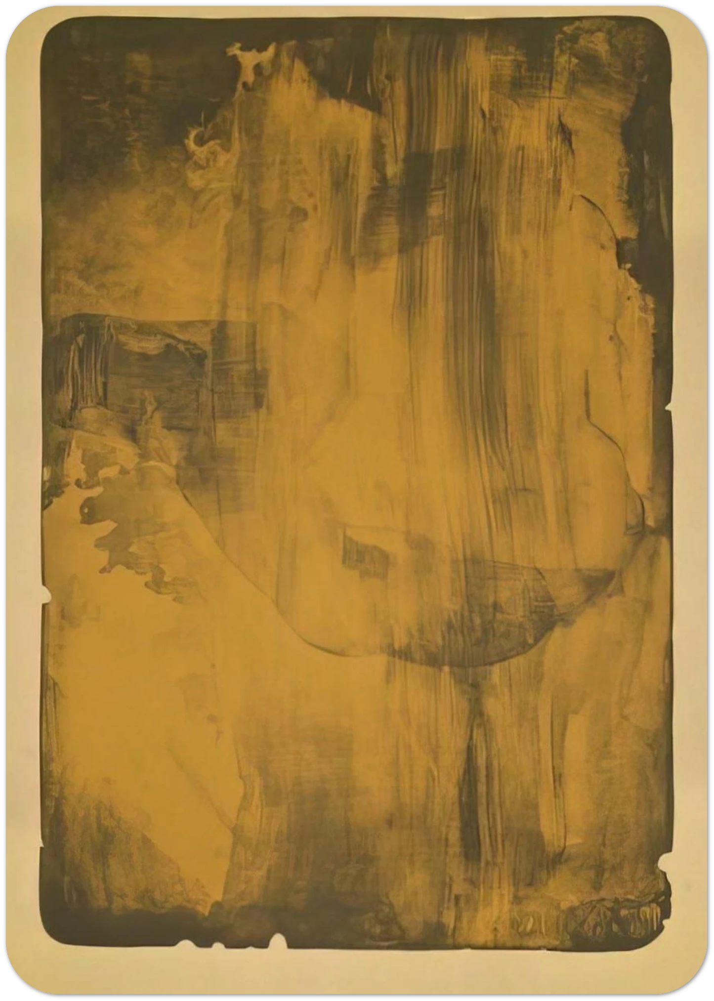 Bronze Smoke - 1978 By Helen Frankenthaler Pack of 10 Post Cards | Helen Frankenthaler Post Cards | A6 (10.5 x 14.8 cm) - 4.1 x 5.8 inches