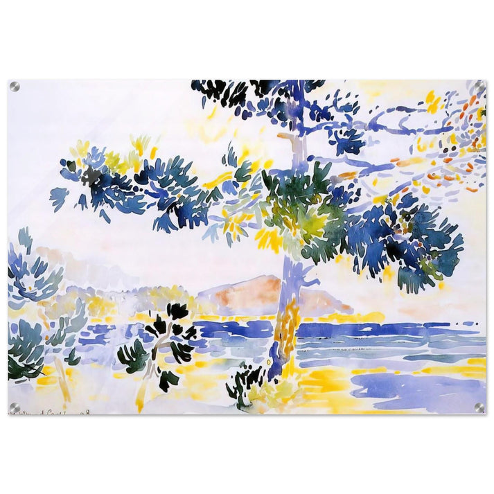 Saint-Clair Landscape - Henri-Edmond Cross Acrylic Print - 70x100 cm / 28x40″ inches