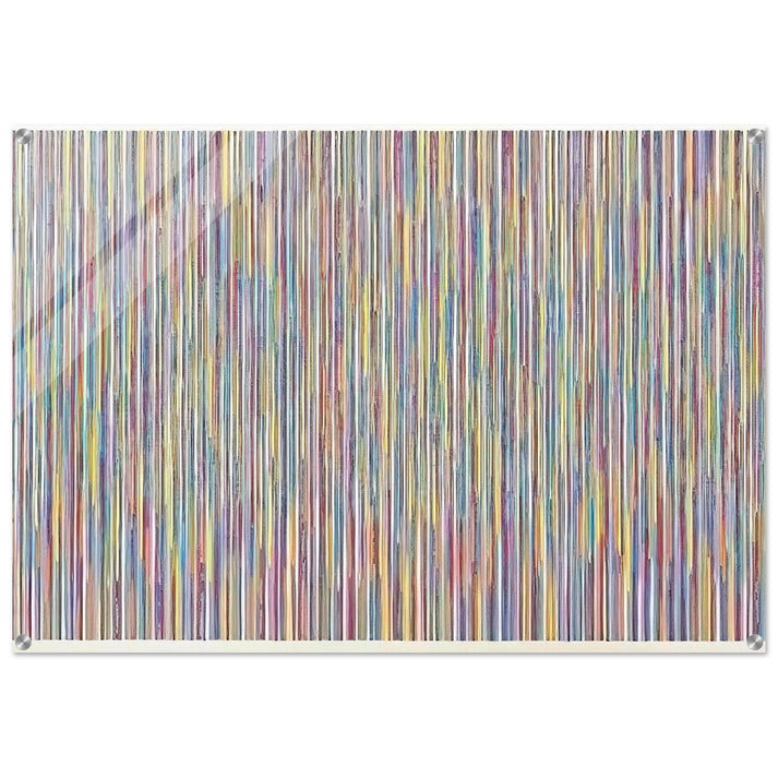 Monet's Garden - 1980 - Gene Davis Acrylic Print - 70x100 cm / 28x40″ inches