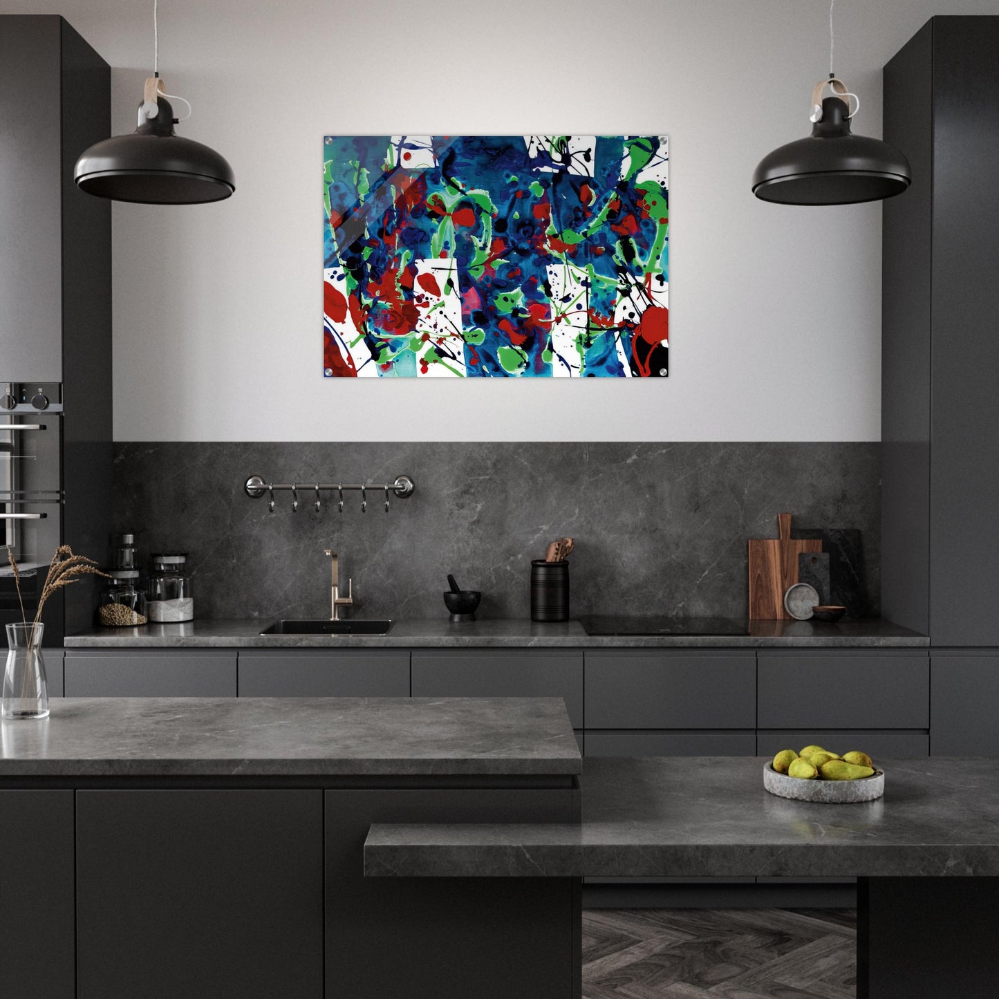 Untitled SFP94-33 SFF 1709 - Sam Francis Acrylic Print - 70x100 cm / 28x40″ inches