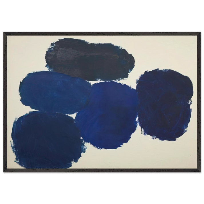 Untitled - 1959 N4 - Ray Parker 70x100 cm / 28x40 inches Framed Art Print – Black Wooden Frame