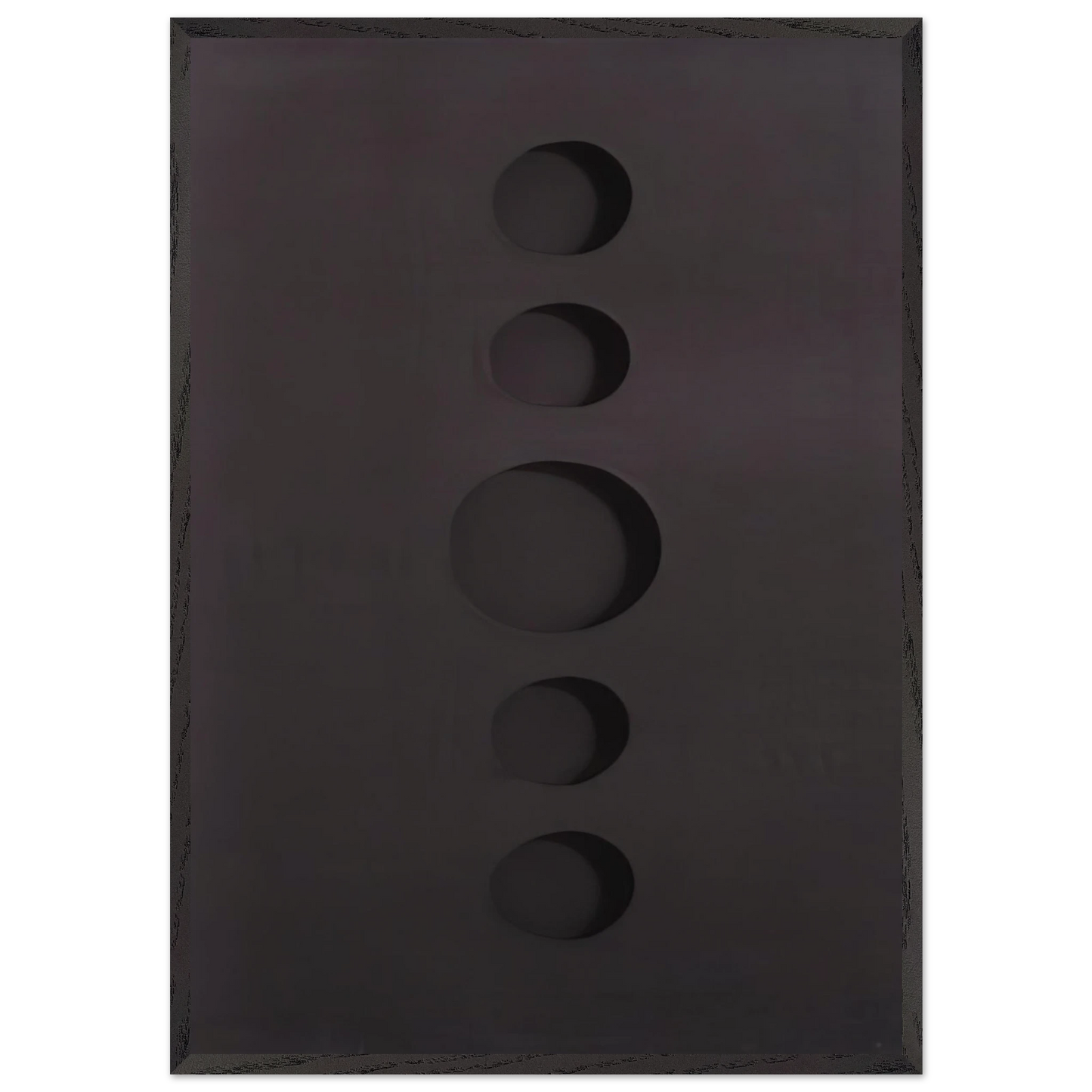 Volume - 1958 - Dadamaino Framed Art Print – Black Wooden Frame - Default Title - -Framed Art Print