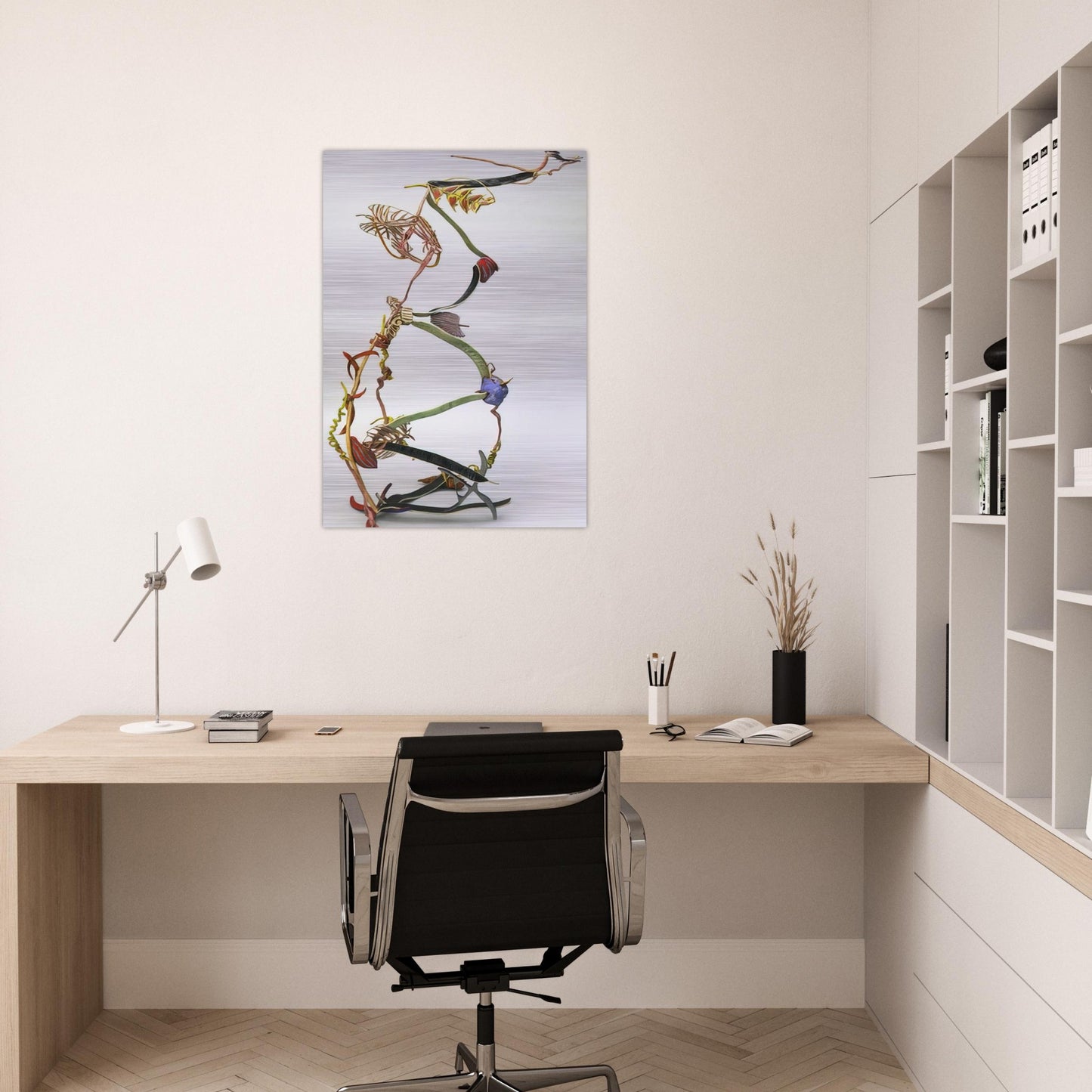 EXTEND EXPAND 1983 - Nancy Graves Brushed Aluminum Print - 70x100 cm / 28x40 inches | Nancy Graves Aluminum Print | Nancy Graves Prints