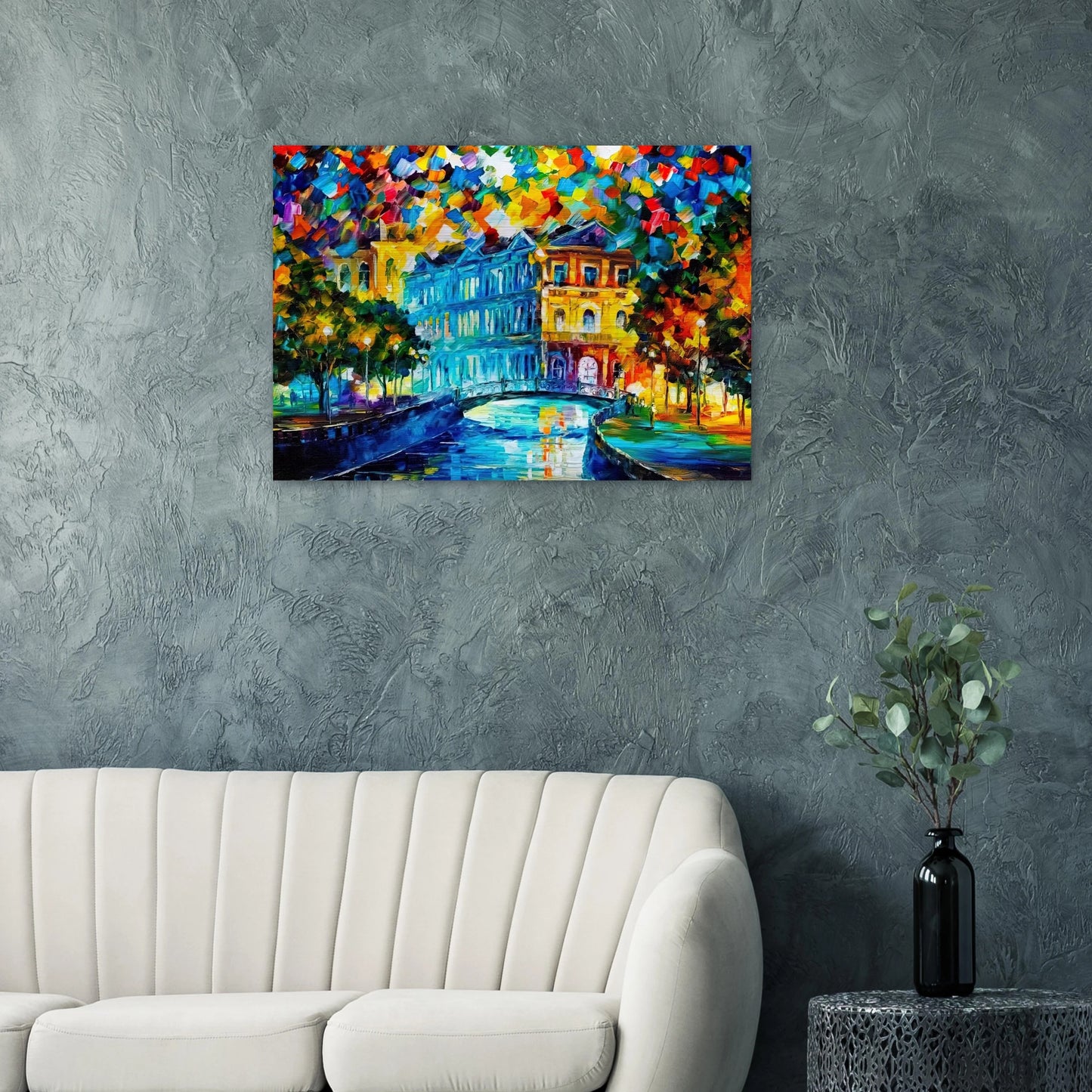 Leonid Afremov - Leonid Afremov Brushed Aluminum Print - 70x100 cm / 28x40 inches | Leonid Afremov Aluminum Print | Leonid Afremov Prints