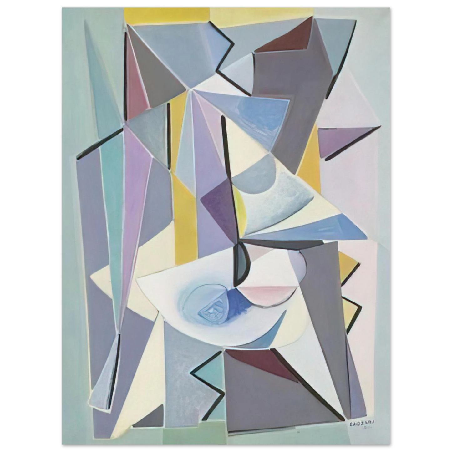 Bice Lazzari - Composizione - 1951 Fine Art Poster - Default Title