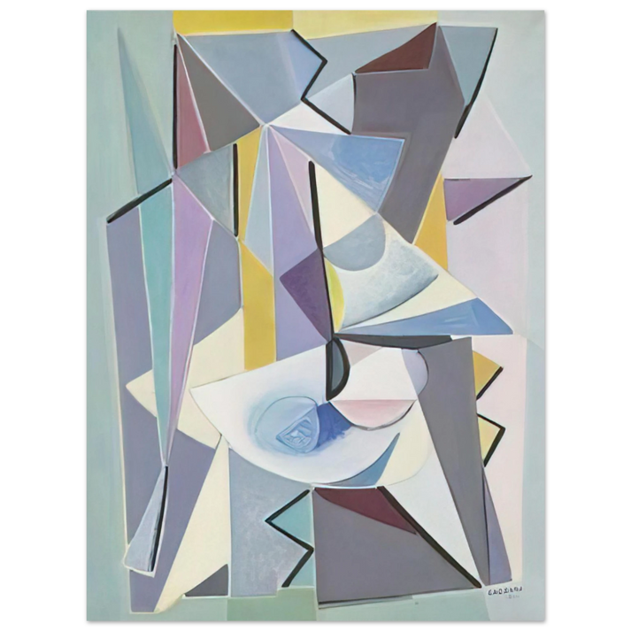 Bice Lazzari - Composizione - 1951 75x100 cm / 30x40inches Fine Art Poster