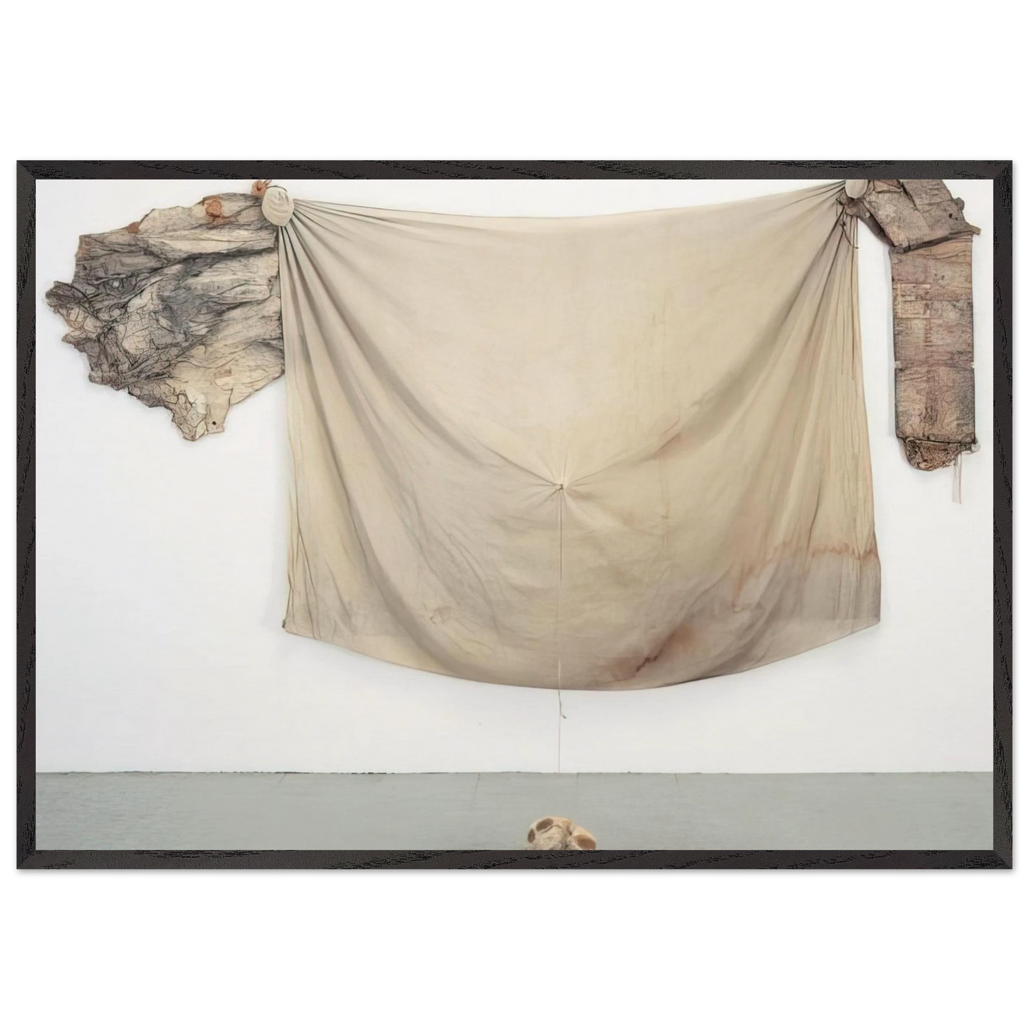 FRANCISCAN II 1972 - Robert Rauschenberg 70x100 cm / 28x40 inches Framed Art Print – Black Wooden Frame