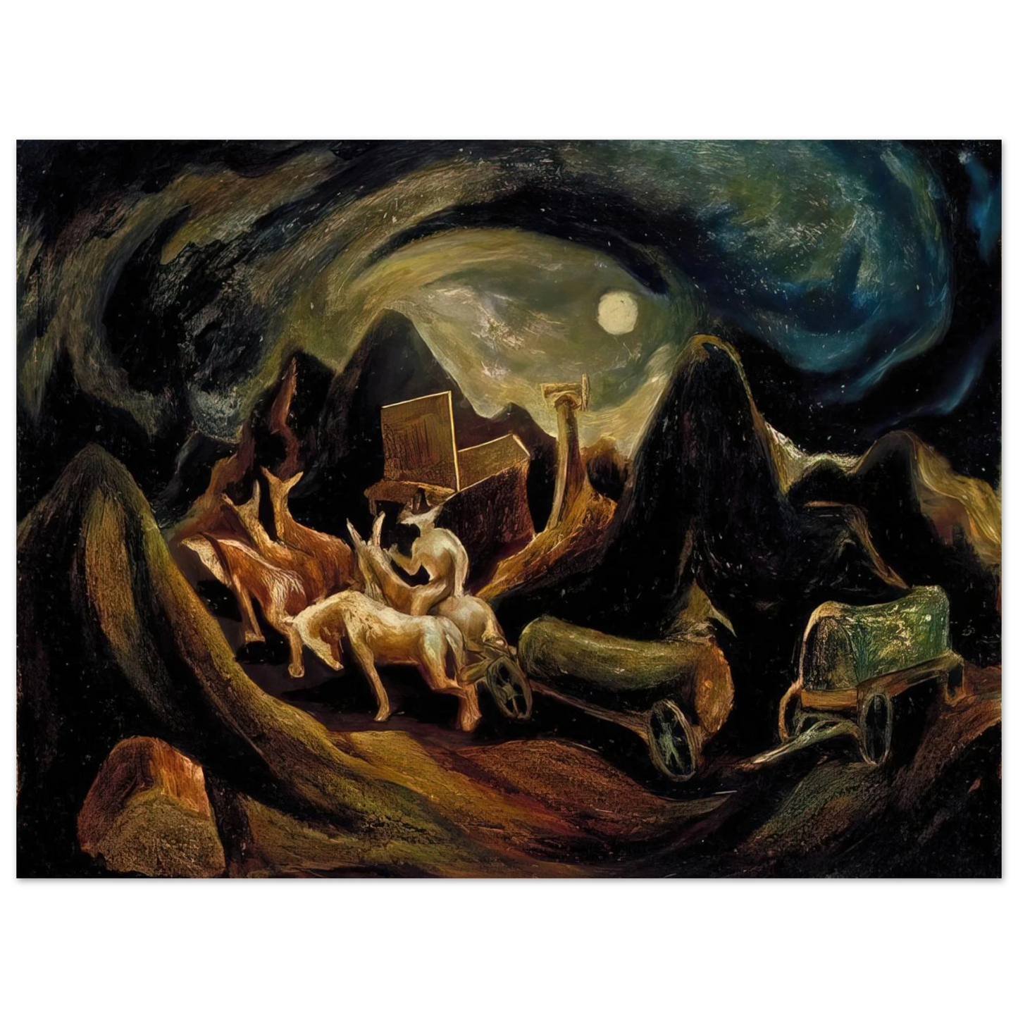 Jackson Pollock - GOING WEST 1935 1 Fine Art Poster - Default Title