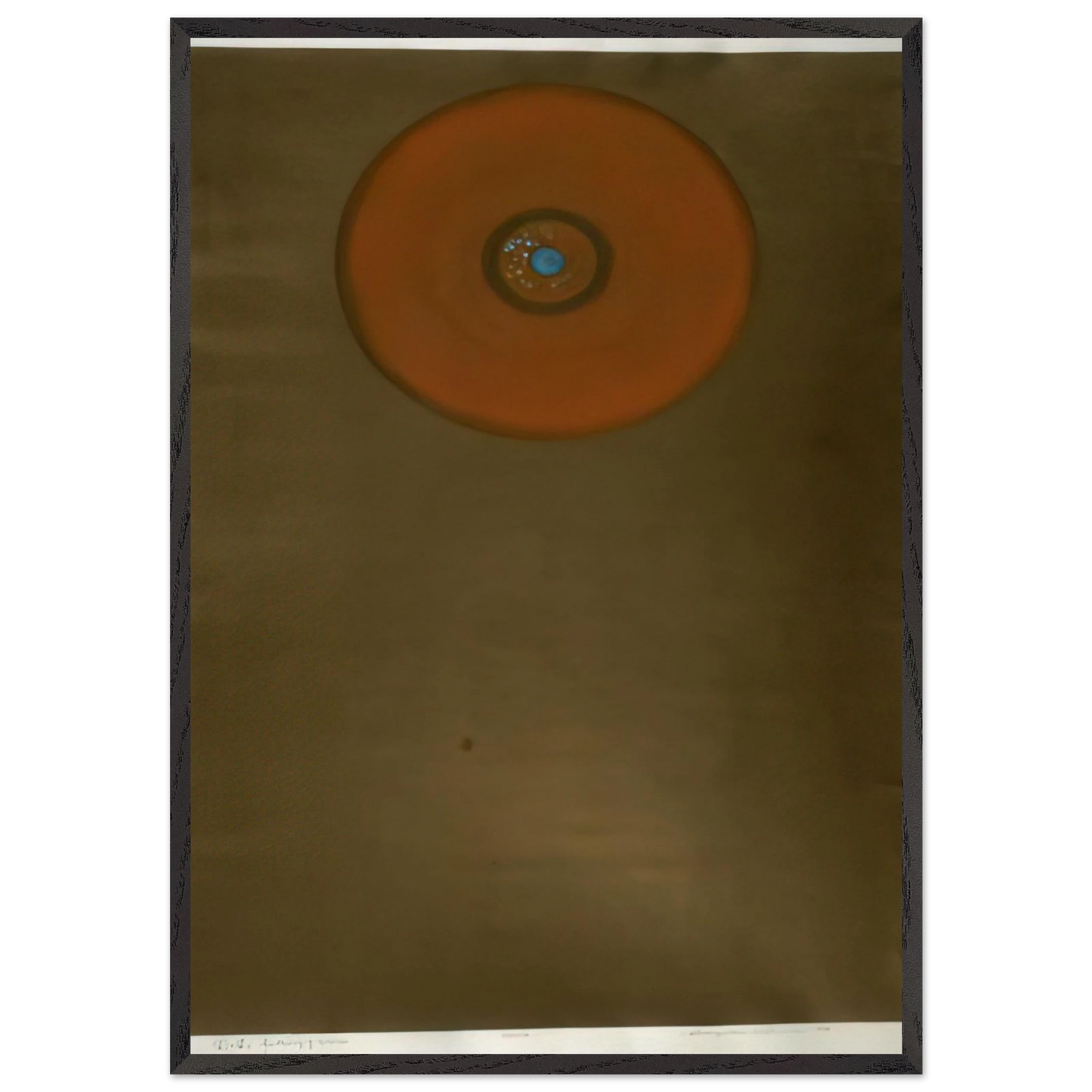 Gathering of Circles - 1964 - Hiroyuki Tajima Framed Art Print – Black Wooden Frame - Default Title - -Framed Art Print