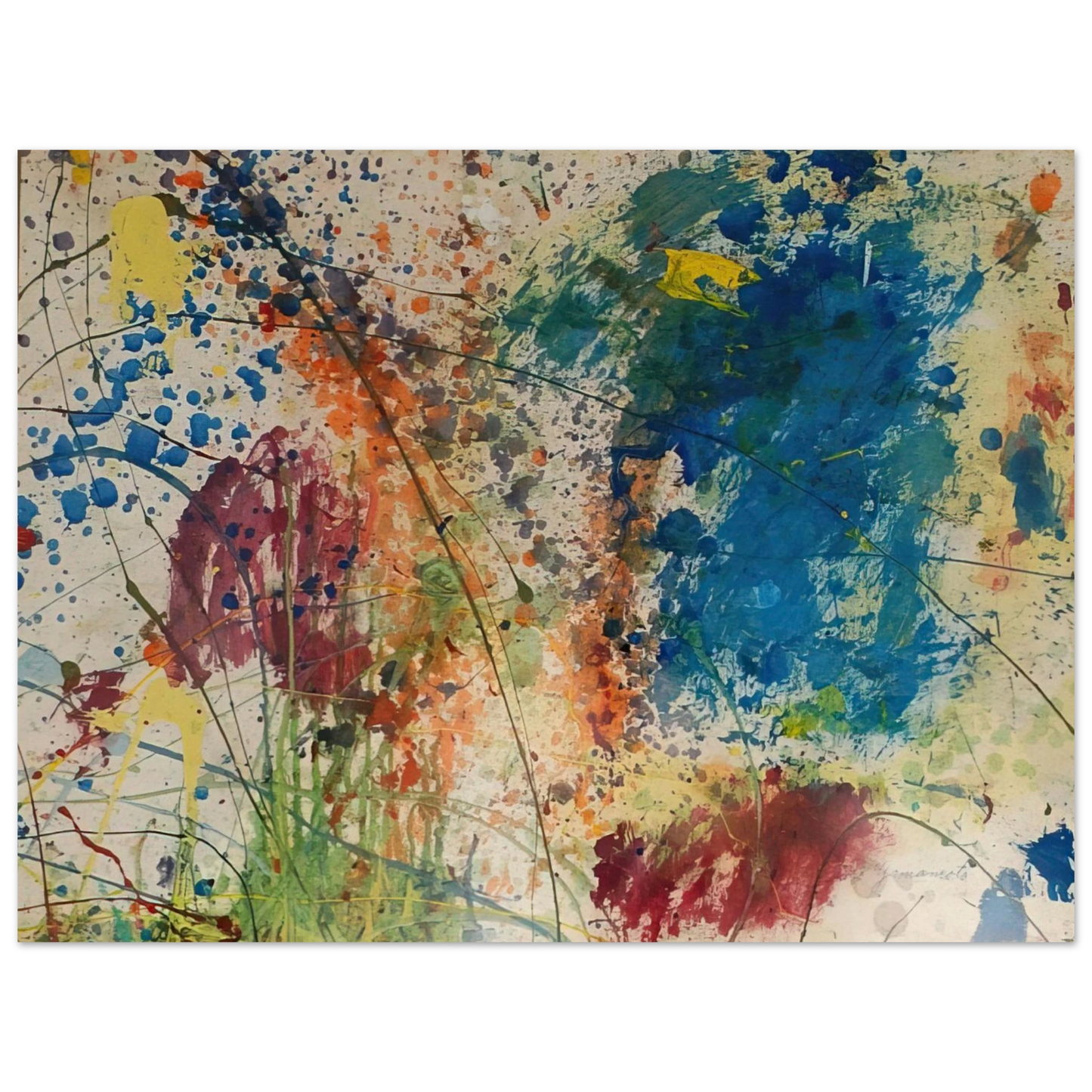 Taro Yamamoto - UNTITLED 1974 Fine Art Poster - Default Title