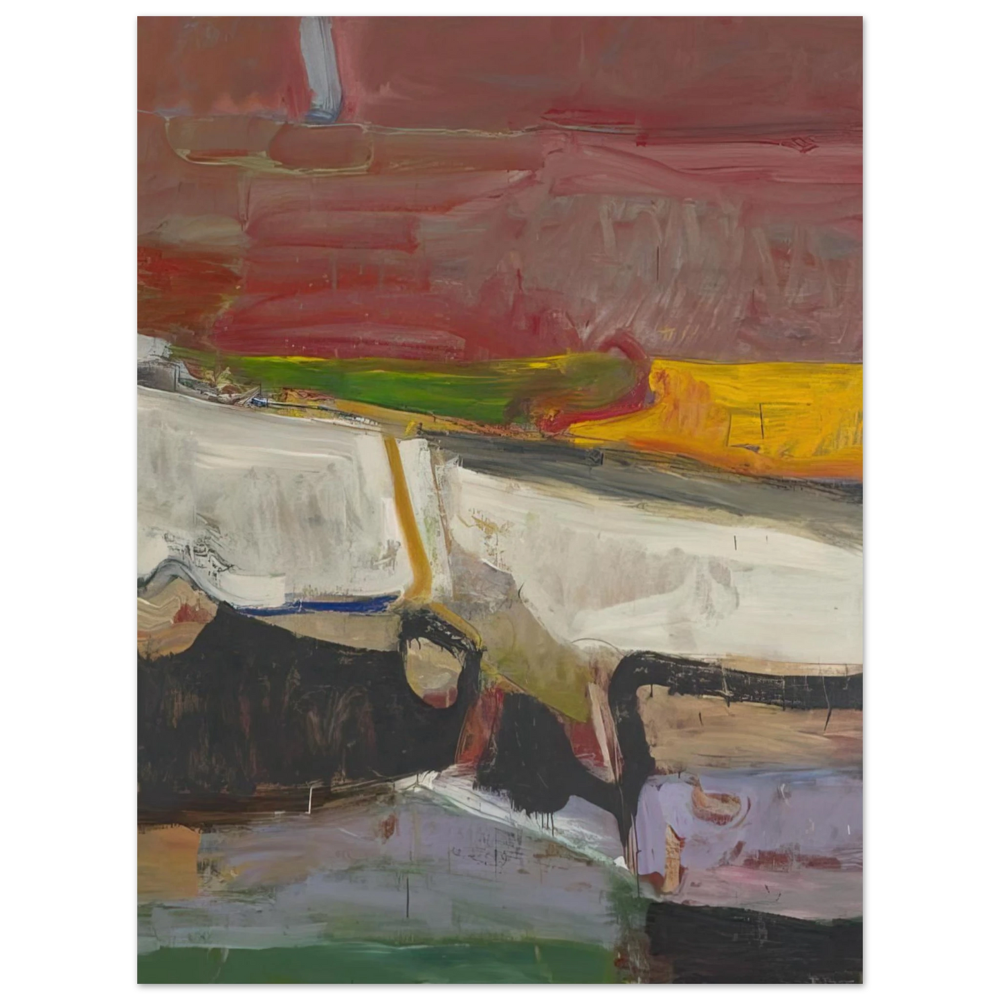 Richard Diebenkorn - Berkeley #59 Fine Art Poster - Default Title